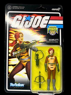 GI Joe  Scarlet Counter Intelligence Action Figure 3.75" Super7